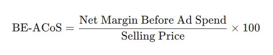 PPC with PRO - Break-Even ACoS (BE-ACoS)